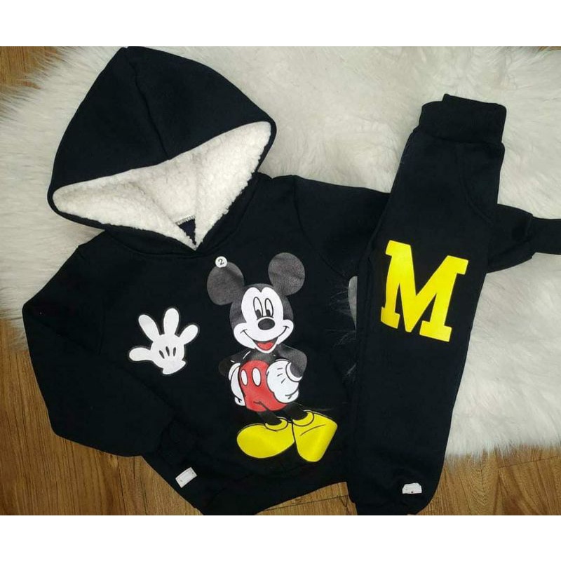 Moletom mickey hot sale infantil