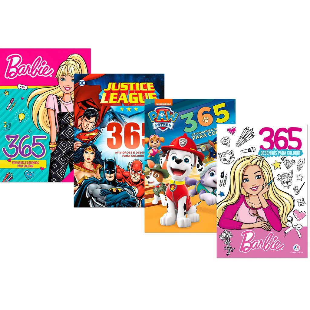 Barbie - 365 Desenhos para colorir