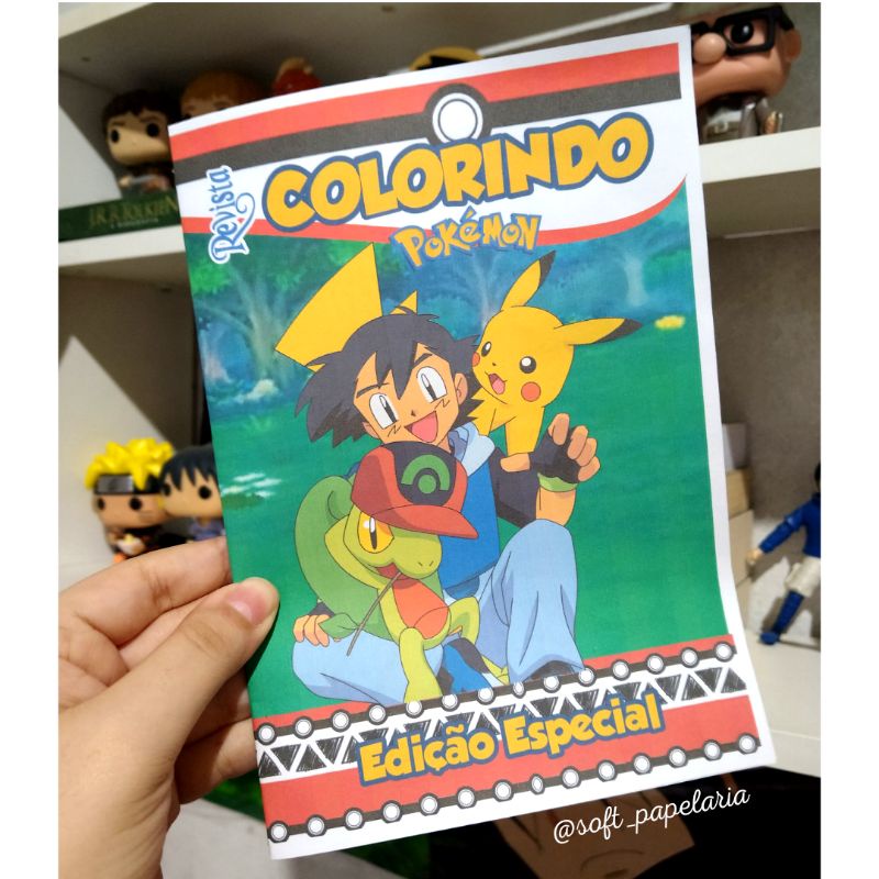 Livro de colorir Pokémon | Shopee Brasil