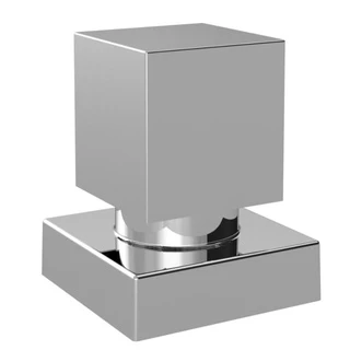 Acabamento Quadrado Cromado 100% Metal P/ Registro Pressão Gaveta Deca 1/2 e 3/4