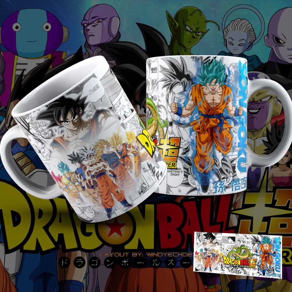 Canecas Personalizadas Anime Dragon Ball Super