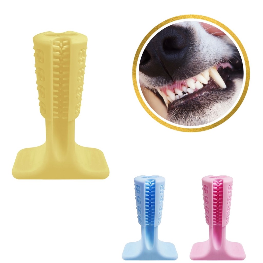 Brinquedo Pet Dental Play para Morder Mintfresh Haltere 5x13cm