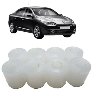 KIT COM 8 BUCHAS DO LIMITADOR DA PORTA PARA RENAULT FLUENCE