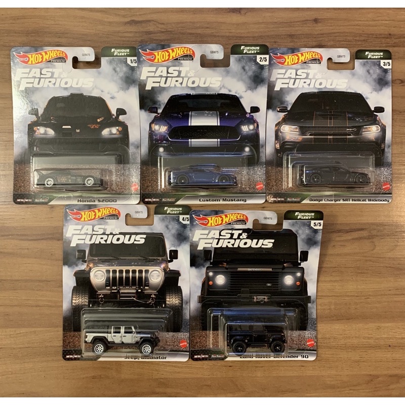 Hot Wheels Set Velozes E Furiosos Premium Furious Fleet Fast And Furious Shopee Brasil 