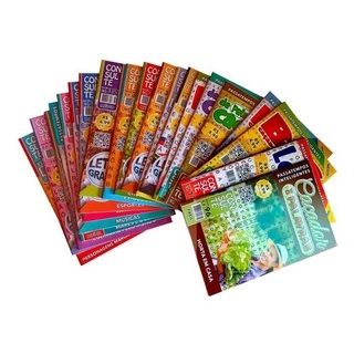 20 Revistas Passatempo Caça Palavras ou Palavras Cruzadas sua escolha Sem Repetição de Capas Todas Variadas