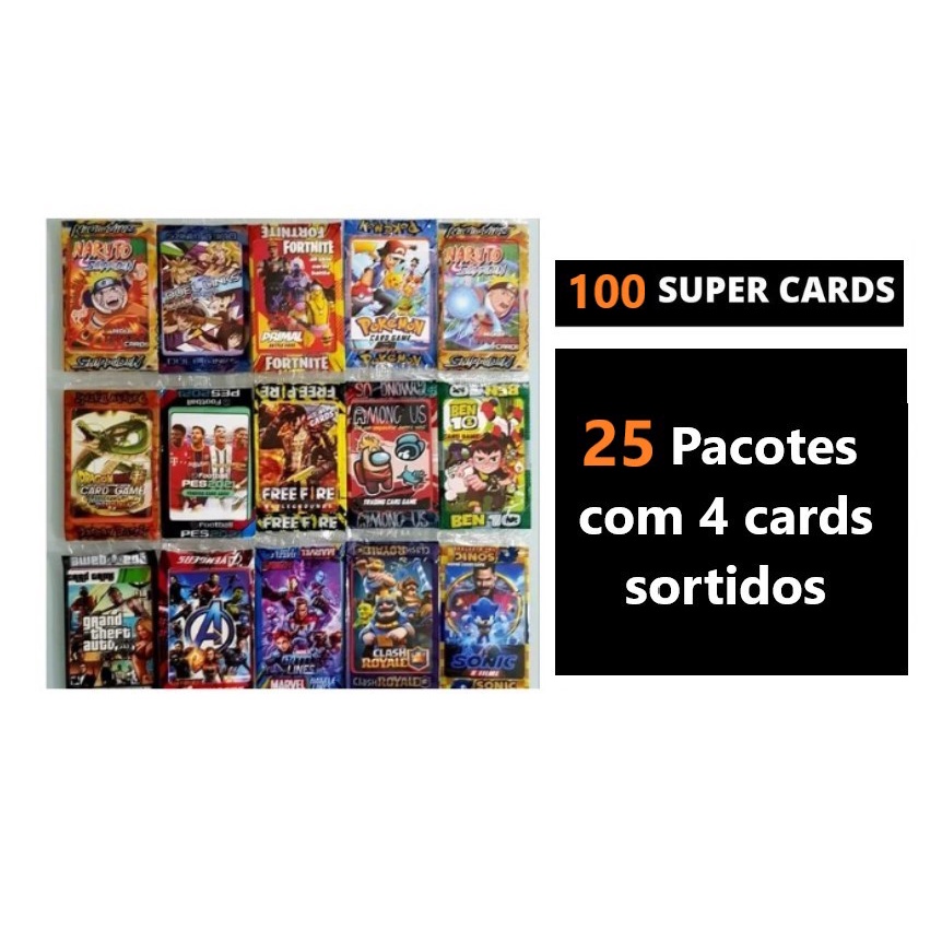 25 Cartões De Pokemon Raros Com Alta Hp/pv/ps (lote Sortido Sem