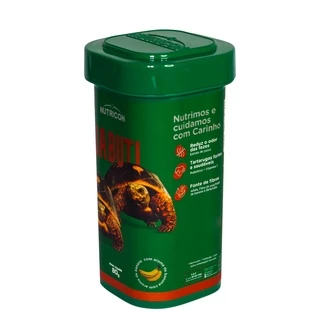 Ração Tartaruga Jabuti 80g Nutricon (Com Aroma De Banana)