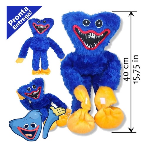 Pelúcia Huggy Wuggy Poppy Playtime 40 cm - Toyshow Tudo de Marvel