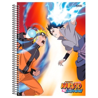 Caderno de Cartografia e Desenho CD 60F Naruto São Domingos