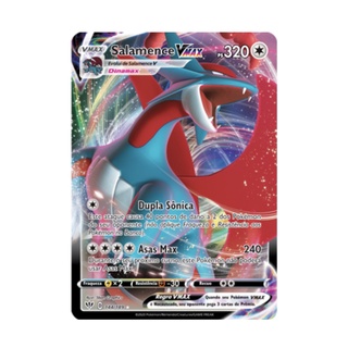 Carta Pokémon Salamence Vmax Escuridão Incandescente