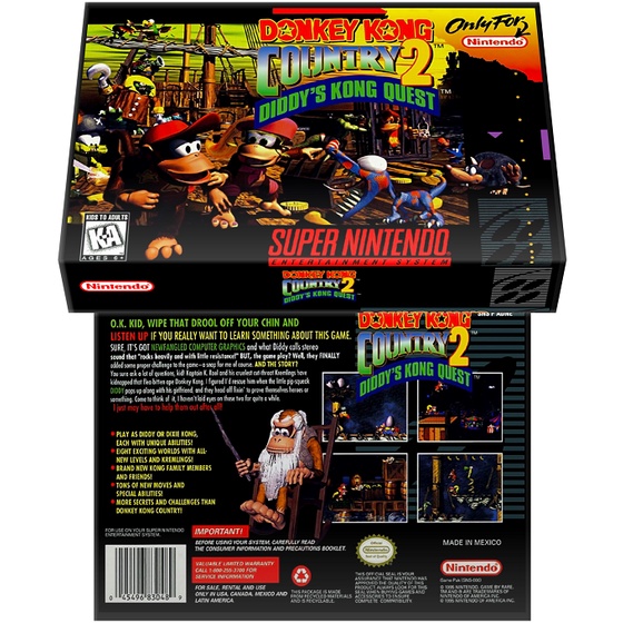 Donkey kong shop 2 super nintendo