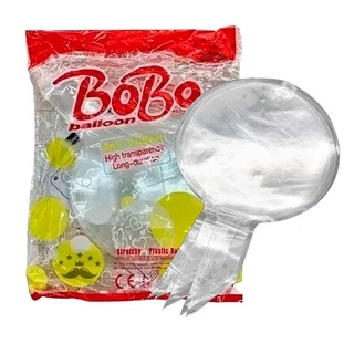 Balão Bubble BOBO Bolha 18 polegadas 50 unidades Cristal Transparente 45cm Atacado
