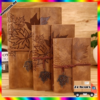 Caderno De Couro PU Vintage Com Notas Diárias/Papelaria/Escola/Escritório A7/A6/A5