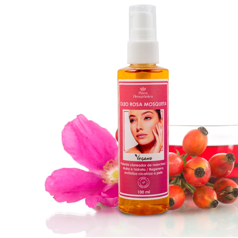 Óleo de Rosa Mosqueta 100% puro para Manchas Melasma Celulite Rugas ...