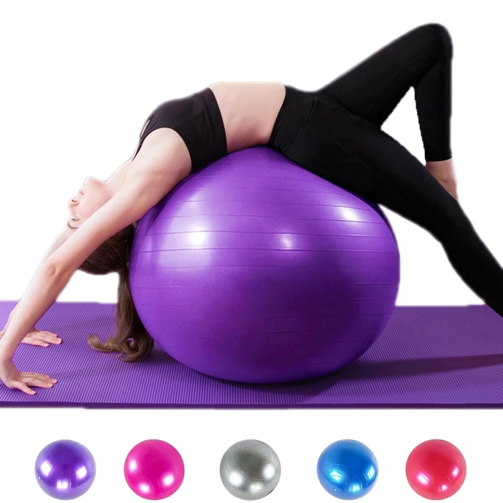 Bola de Pilates 65cm com bomba Yoga/Exercícios/Fitness - Anilhas&Cia - Bola  de Pilates - Magazine Luiza