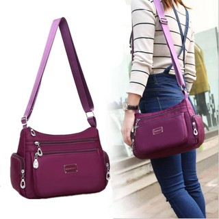 Bolsa Para Mulheres Coreanas O Ombro Senhoras De Nylon Casual Corpo Cruzado
