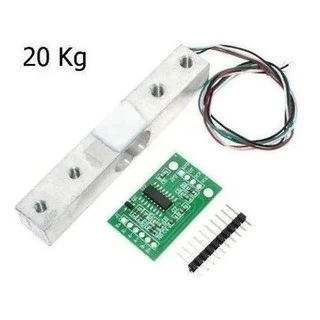 Célula Sensor De Carga Até 20kg + Placa Controladora Hx711.. [ Código 95 ]