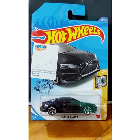 Carrinho Hot Wheels: Audi RS 5 Coupe Preto (R476K) Hw Turbo