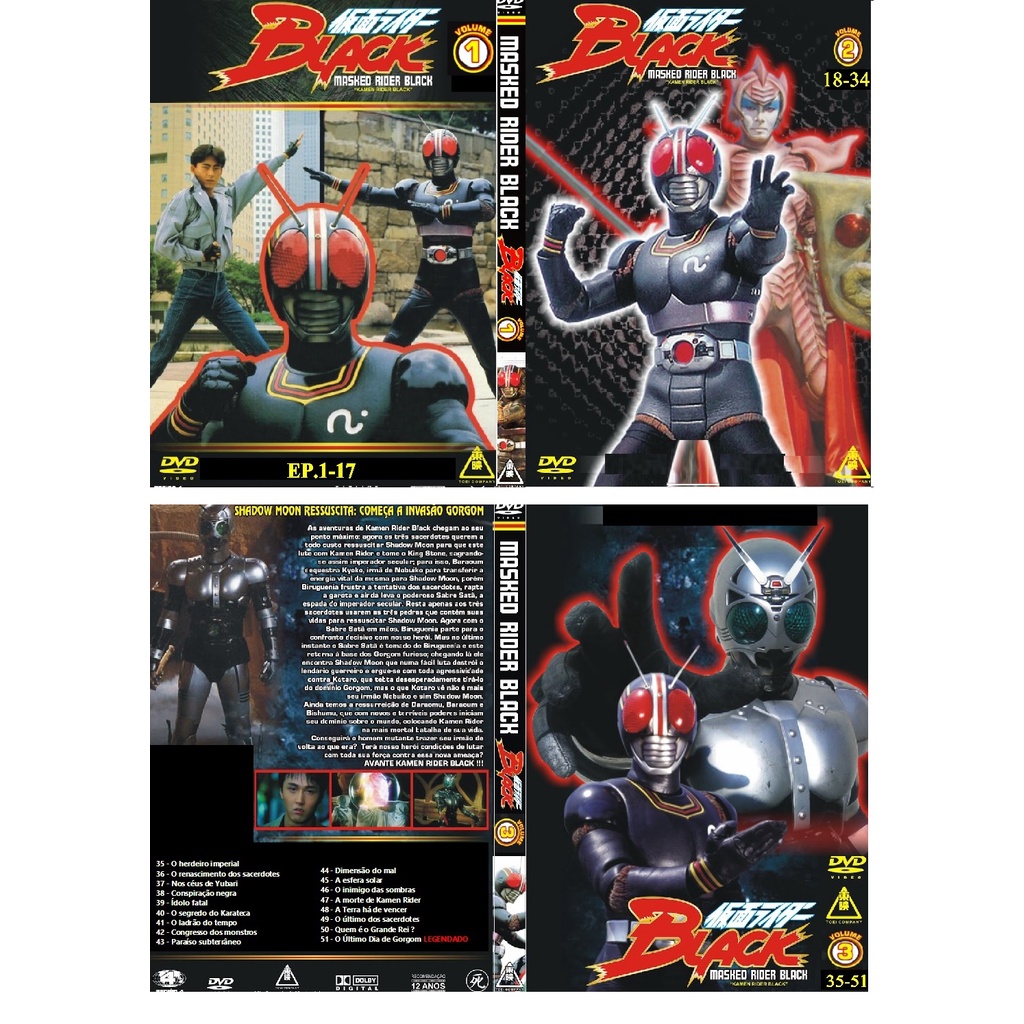 dvd,Kamen Rider Black,completo favor comprar de 13:00 as 22:00