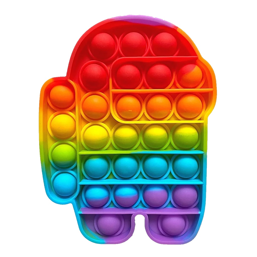 Brinquedo Pop It Sensorial Anti Stress Fidget Toys Colorido