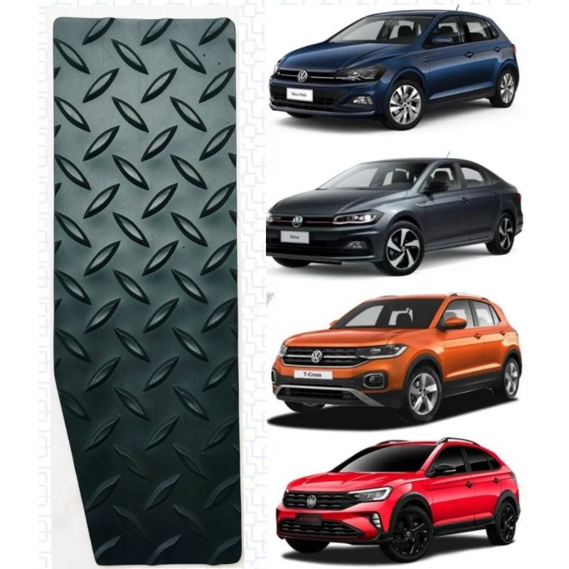 Descanso de pé Nivus Polo Virtus T-cross feito de borracha