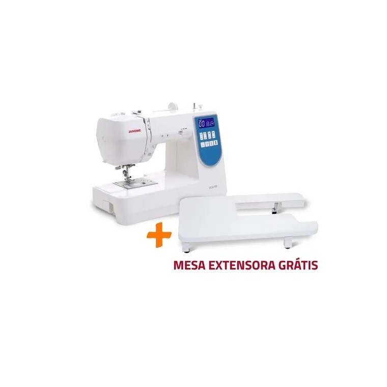 maquina de costura janome DC 6100 com mesa extensora Shopee Brasil