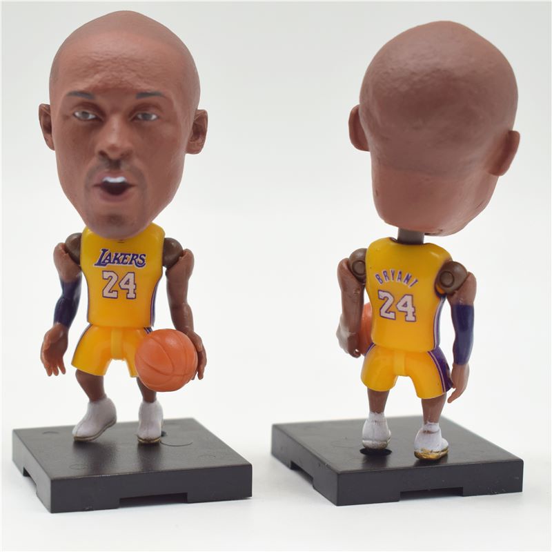 Bonecos De Basquete NBA Los Angeles Lakers Player 24 # Kit Figuras De Ação Bryant Amarelo