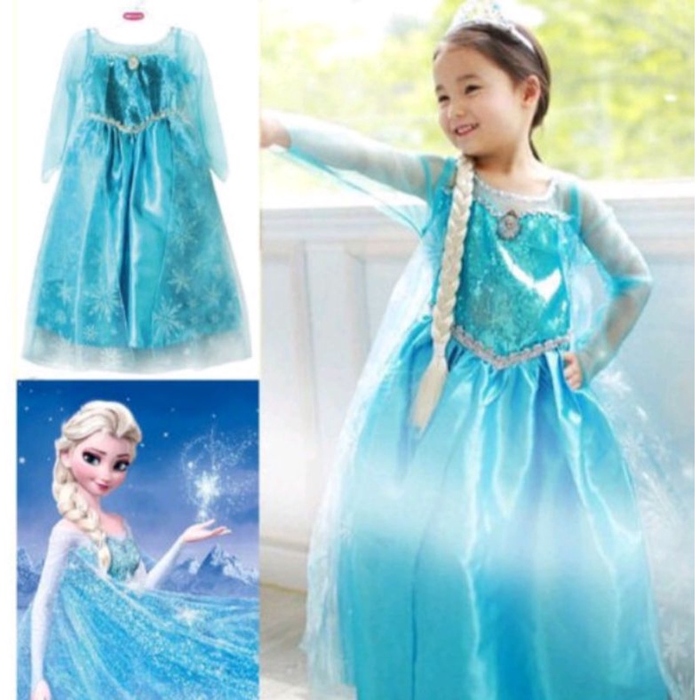 Dzyoleize Fantasia da Princesa Elsa Vestido de tule para meninas da Frozen  Vestido de baile para festa de Halloween, Carnaval, Natal, Aniversário e  Noite (as2, age, 3_years, 4_years, regular, Azul)