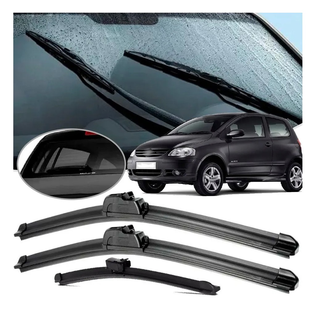 Kit Limpador Para-brisas Fox 2003 Á 2006 2007 2008 2009 2010 | Shopee ...