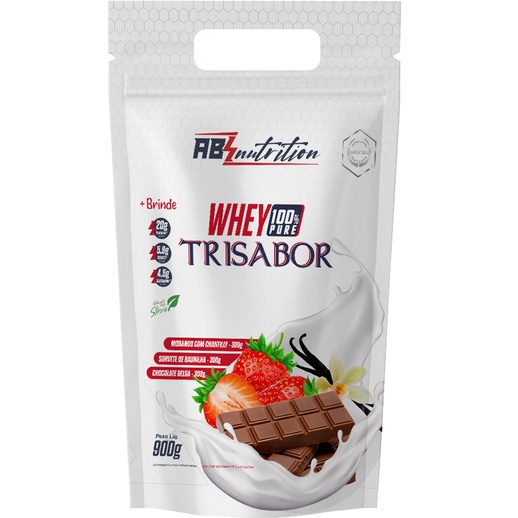 Whey Protein 100% Pure Trisabor Pouch 900gr – ABS Nutrition