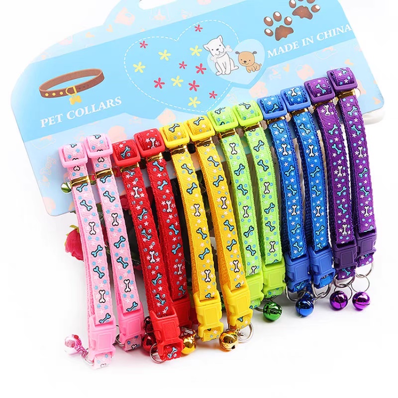 Coleira Para Gato e Cachorro - Gato/Cachorro Porte pequeno Bolinha