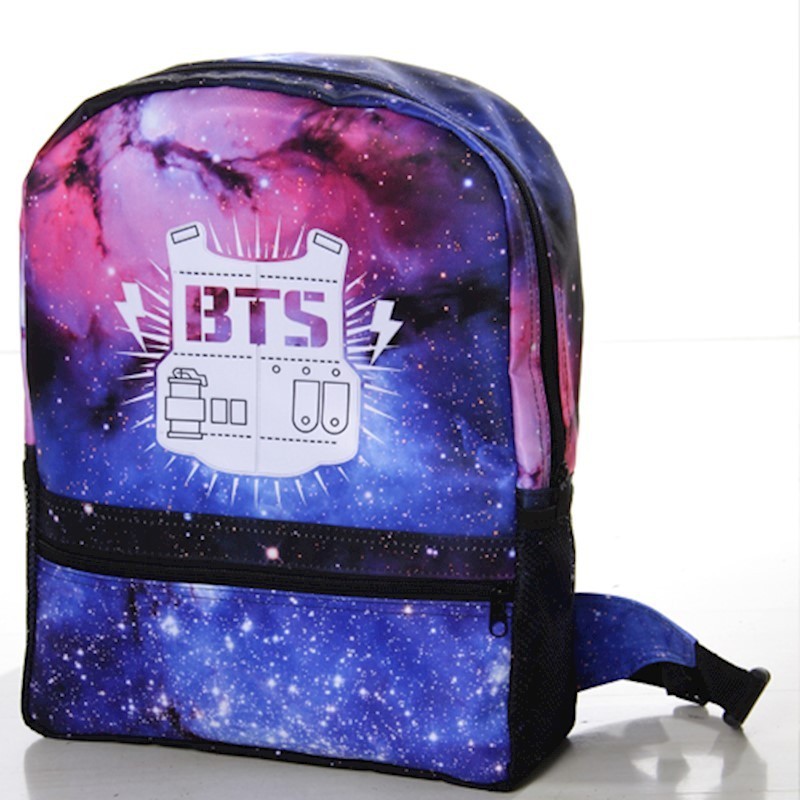 Mochila gatinho Bolsa com orelha gato kpop Korea Japan E-Girl Kawai Hallyuu  Rosa Preta BTS com estojo