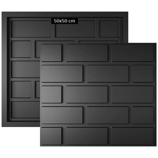 Forma Para Gesso – Molde para Gesso – Placa para Gesso - 50x50cm