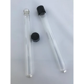 Tubo de Ensaio de Vidro 16x150mm - 20ml com Tampa Rosqueável - C/20 - Cral