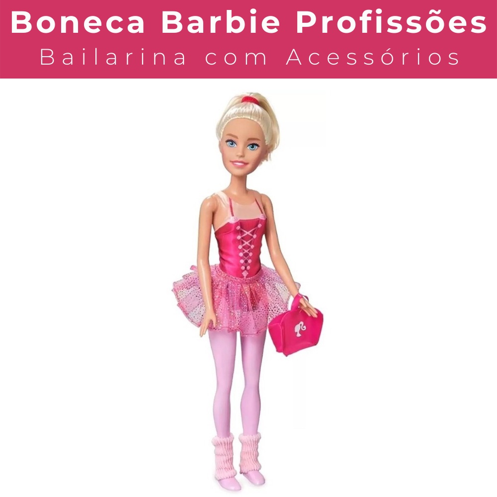 Boneca Barbie Profissões Cabeleireira Fashion DVF50 Mattel
