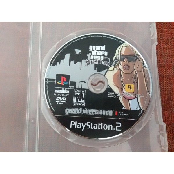 GTA: GTA San Andreas - Playstation 2 - PS2 - pc CD ROM -Manhas