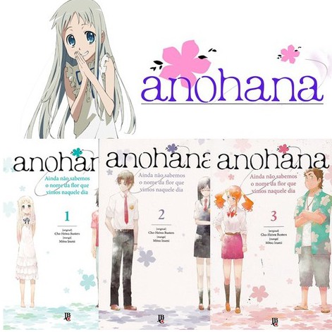 Mangá Anohana Nº1 Ao Nº3 JBC - Escorrega O Preço