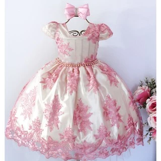 Vestido Infantil Festa Daminha Formatura Renda