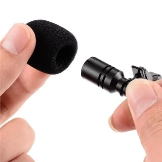 2 Espumas Microfone Lapela Headset Telemarketing Envio Rápido