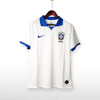 Camiseta Seleção Brasileira Branca / Camisa Brasil Folha Branca