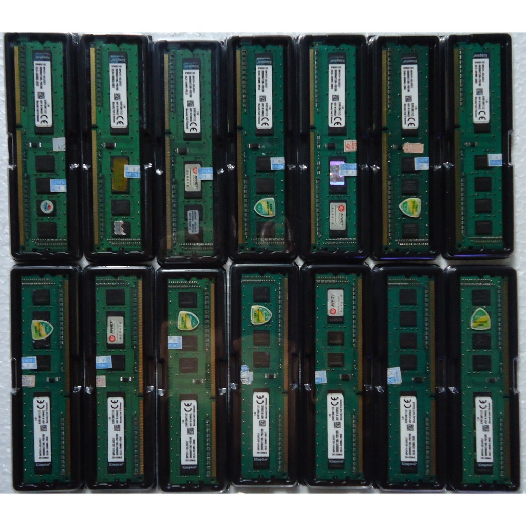 Lot De Barrettes Mémoire RAM DDR2/DDR3 Pour PC Fixe - 1Go, 2Go, 4Go - 1333/1600 Mhz - Neuf (ouvert)