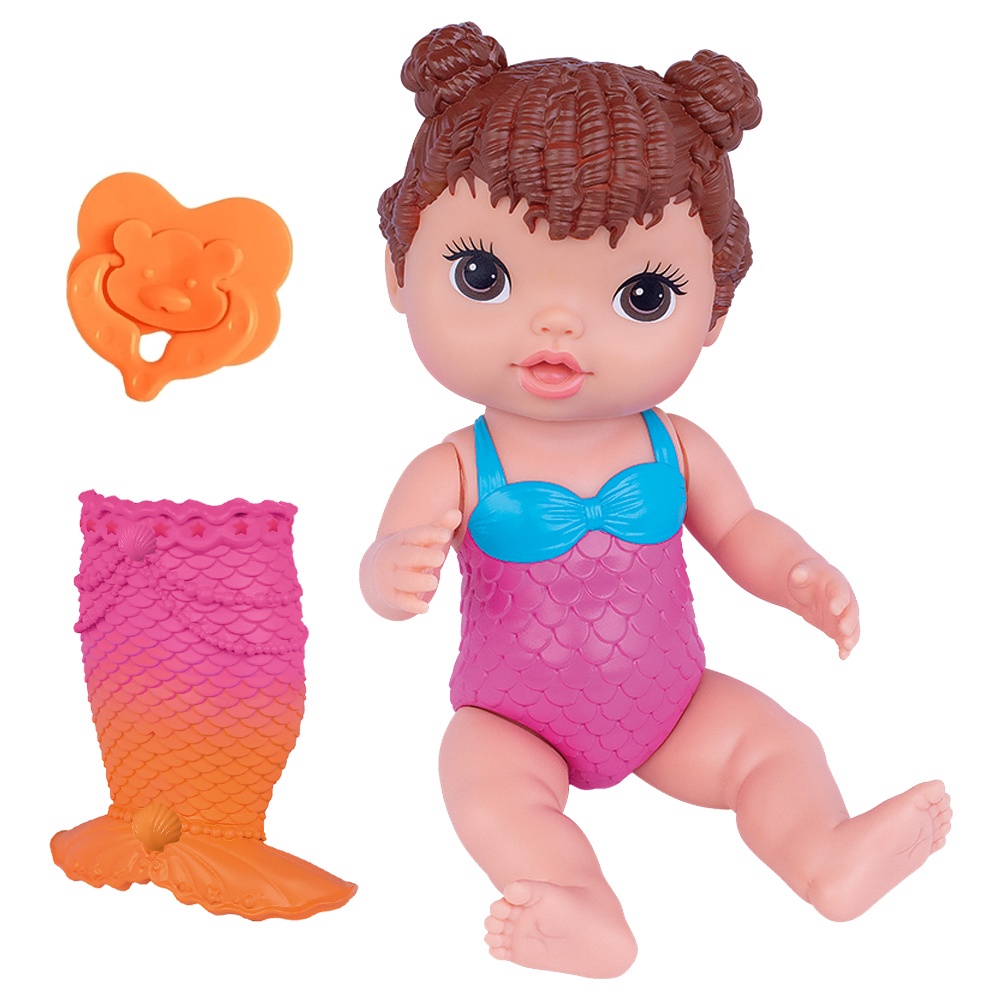 Kawaii Mini Mermaid Doll Figures, Brinquedos para Crianças, Baby
