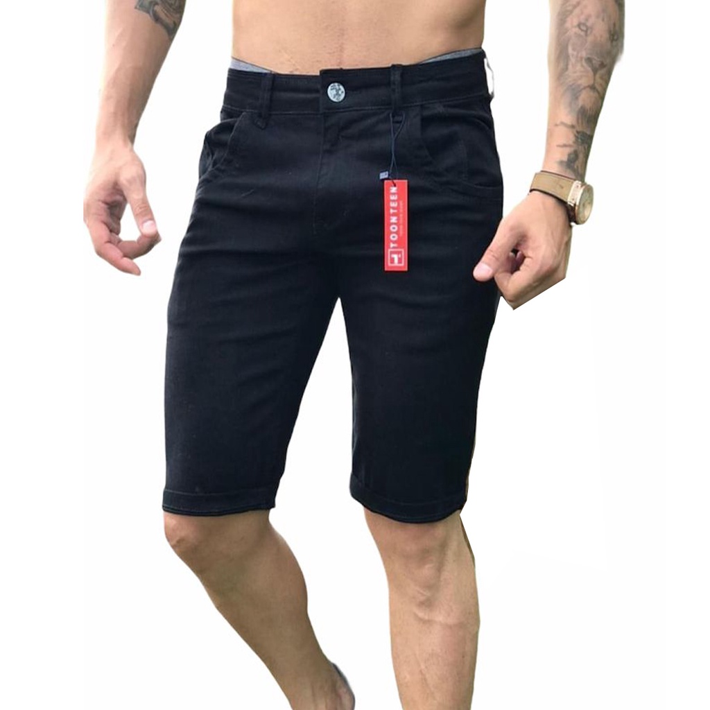 Bermuda de Lycra Preta