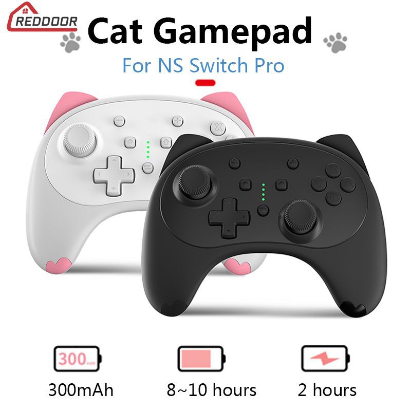 Switch Control Pro Controller Cartoon Kitten Wireless Controller ...