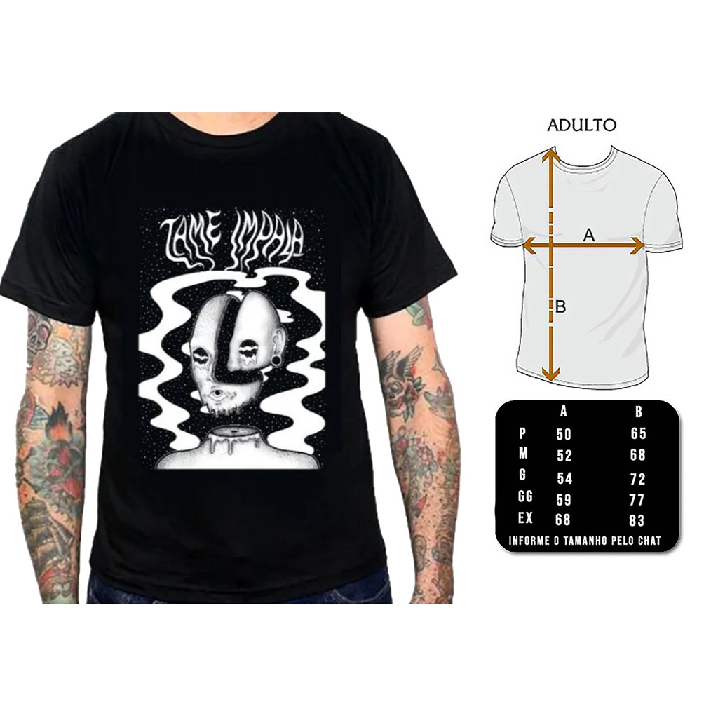 Camiseta Banda Tame Impala