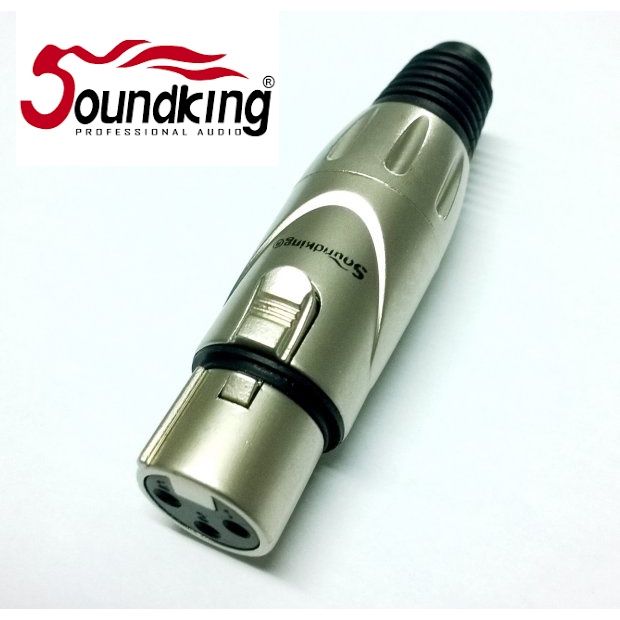 PLUG XLR FEMEA PROFISSIONAL SOUNDKING