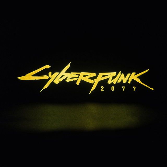 Luminária Gamer Geek Exclusiva Do Jogo CyberPunk 2077 De Led Para Setup Gamer
