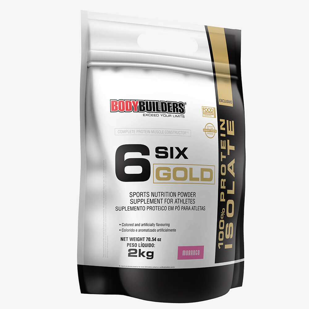 Whey Protein Isolado Six Gold 2 Kg Pronta Entrega – Bodybuilders
