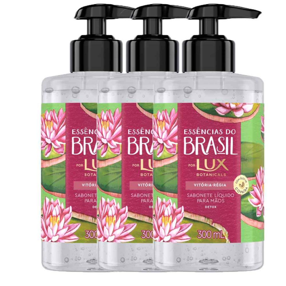 Sabonete Líquido Lux Botanicals Essências do Brasil Bromélia - 300ml