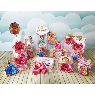 kit personalizados infantil Princesas ( Combo de 5 peças por modelo)